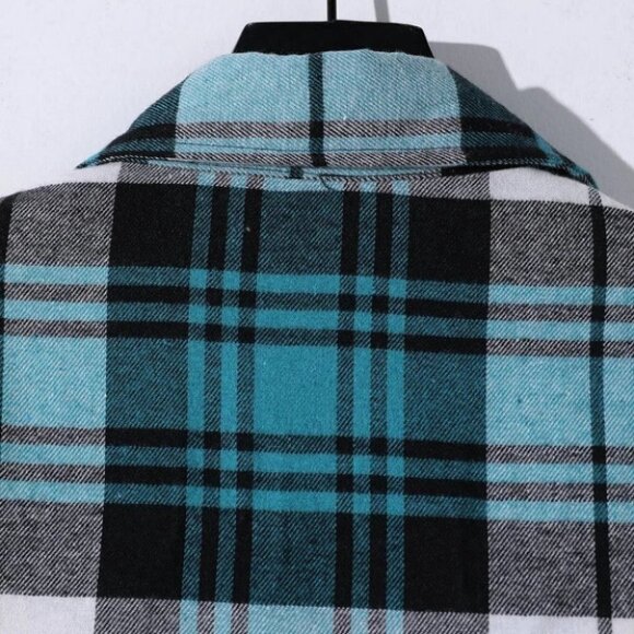 Casual Multicolored Men's Plaid Shirt - Picture 6 of 9